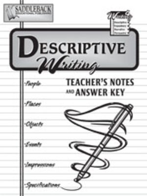 cover image of Descriptive Teacher Notes